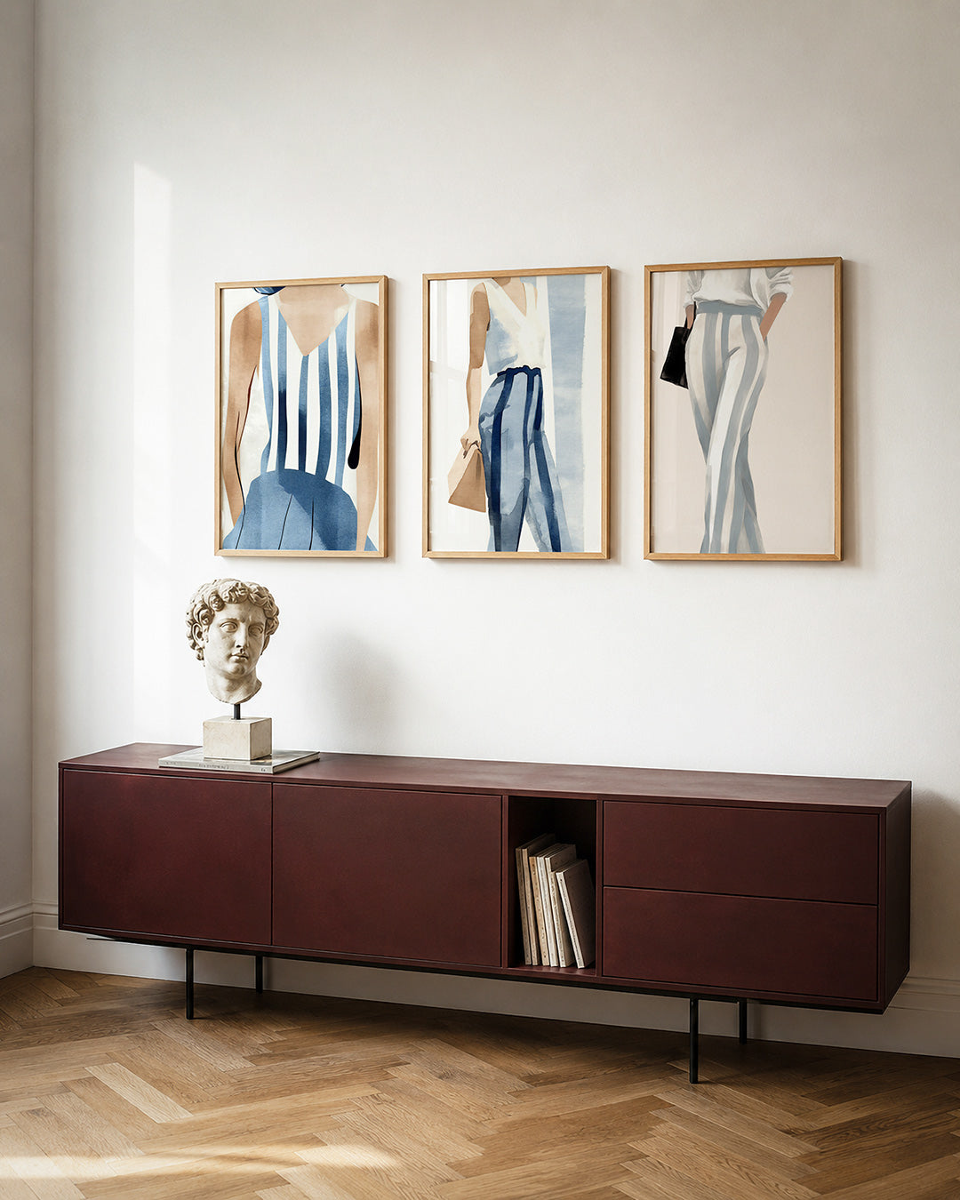 Gestreepte harmonie Posterset