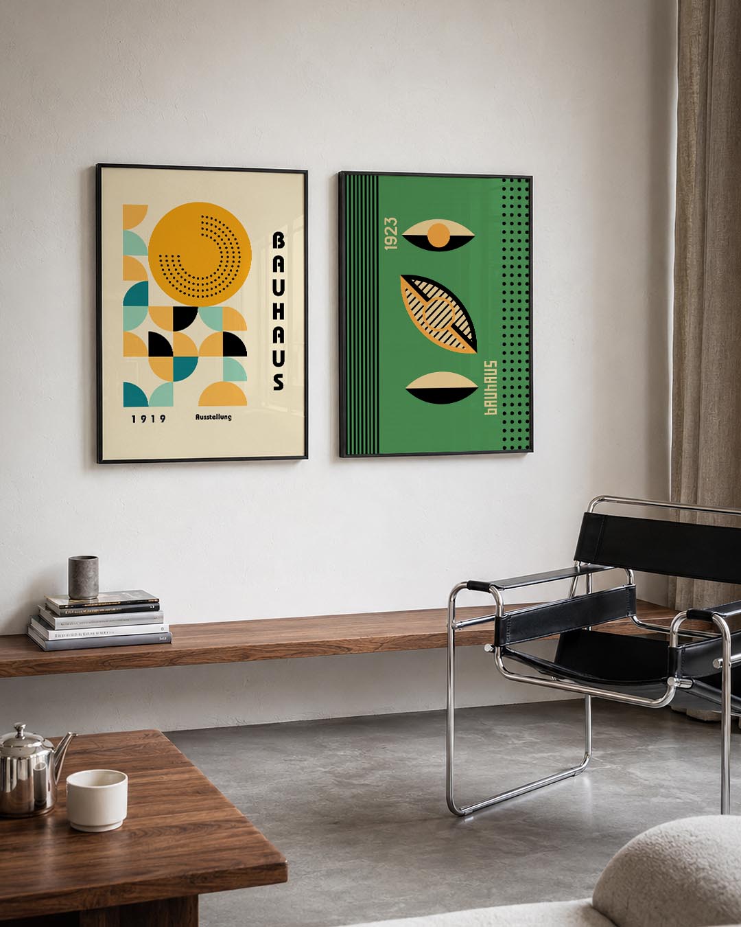 Vormen en kleurvlakken Posterset