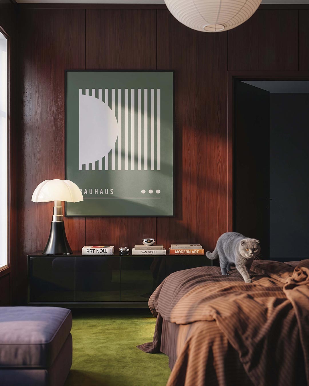 Lijnen en vlakkenspel Poster