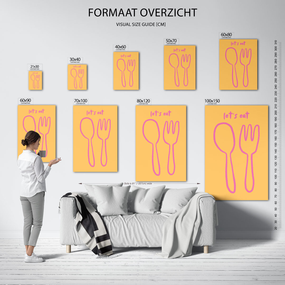 Bestek illustratie Poster