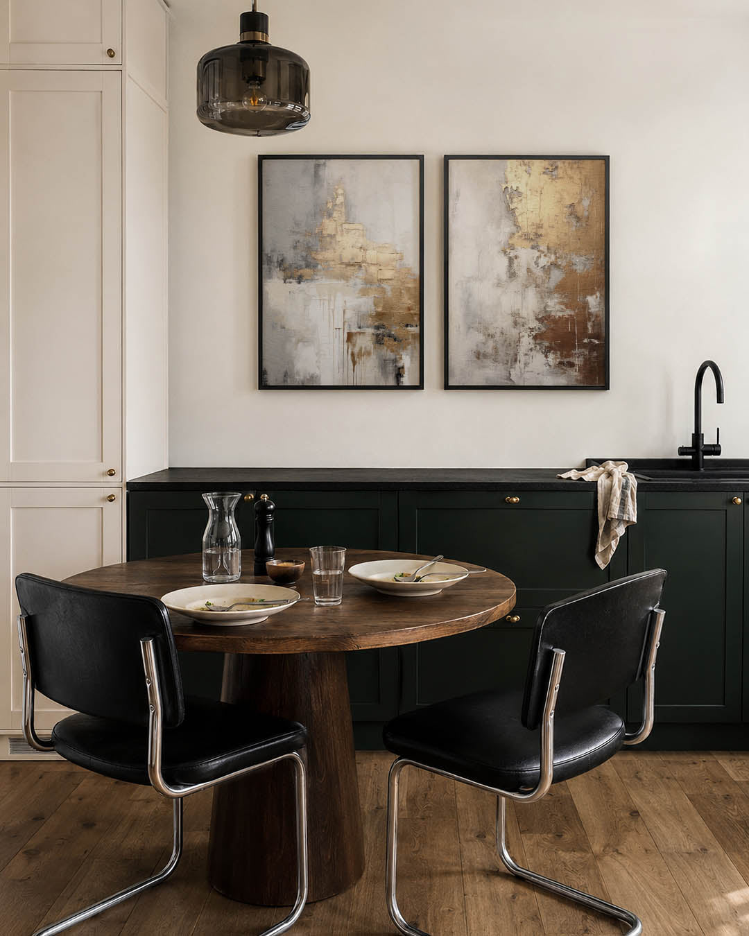 Gouden vervaging Posterset