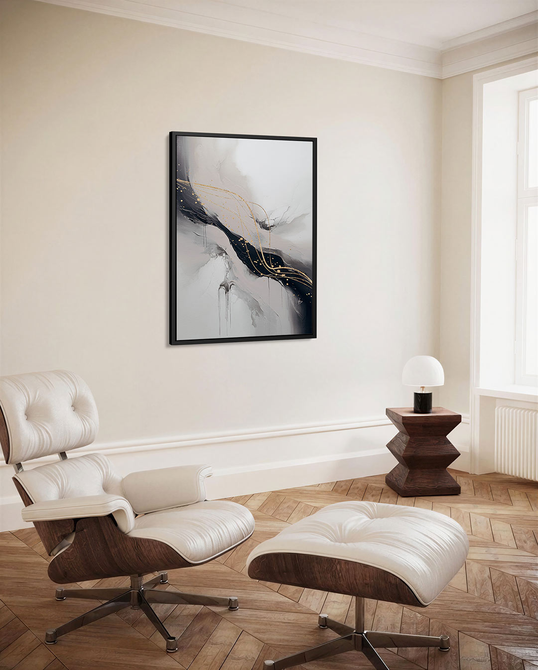 Dynamische lijnen Kunstwerk