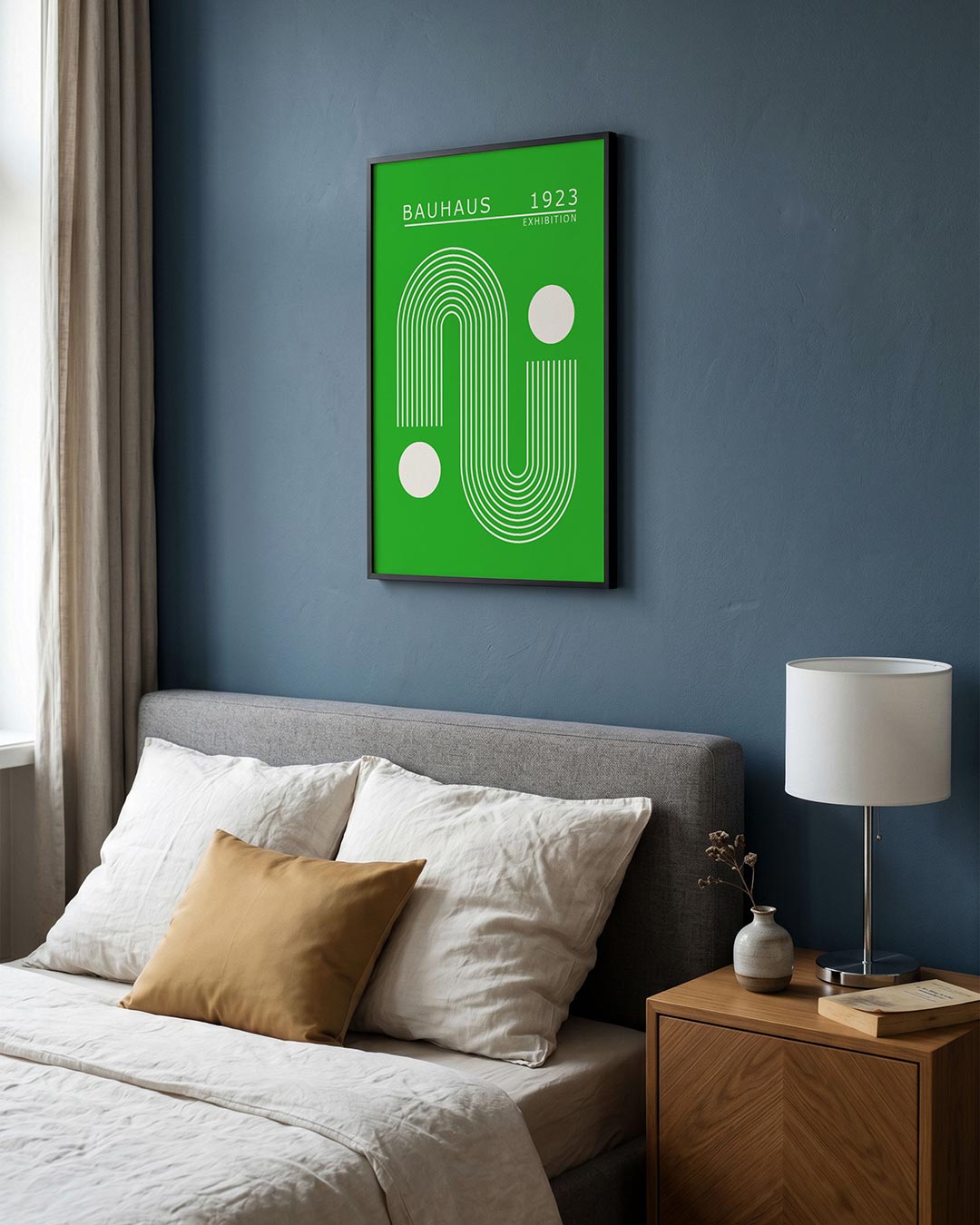 Lijnen en cirkelvormen Poster