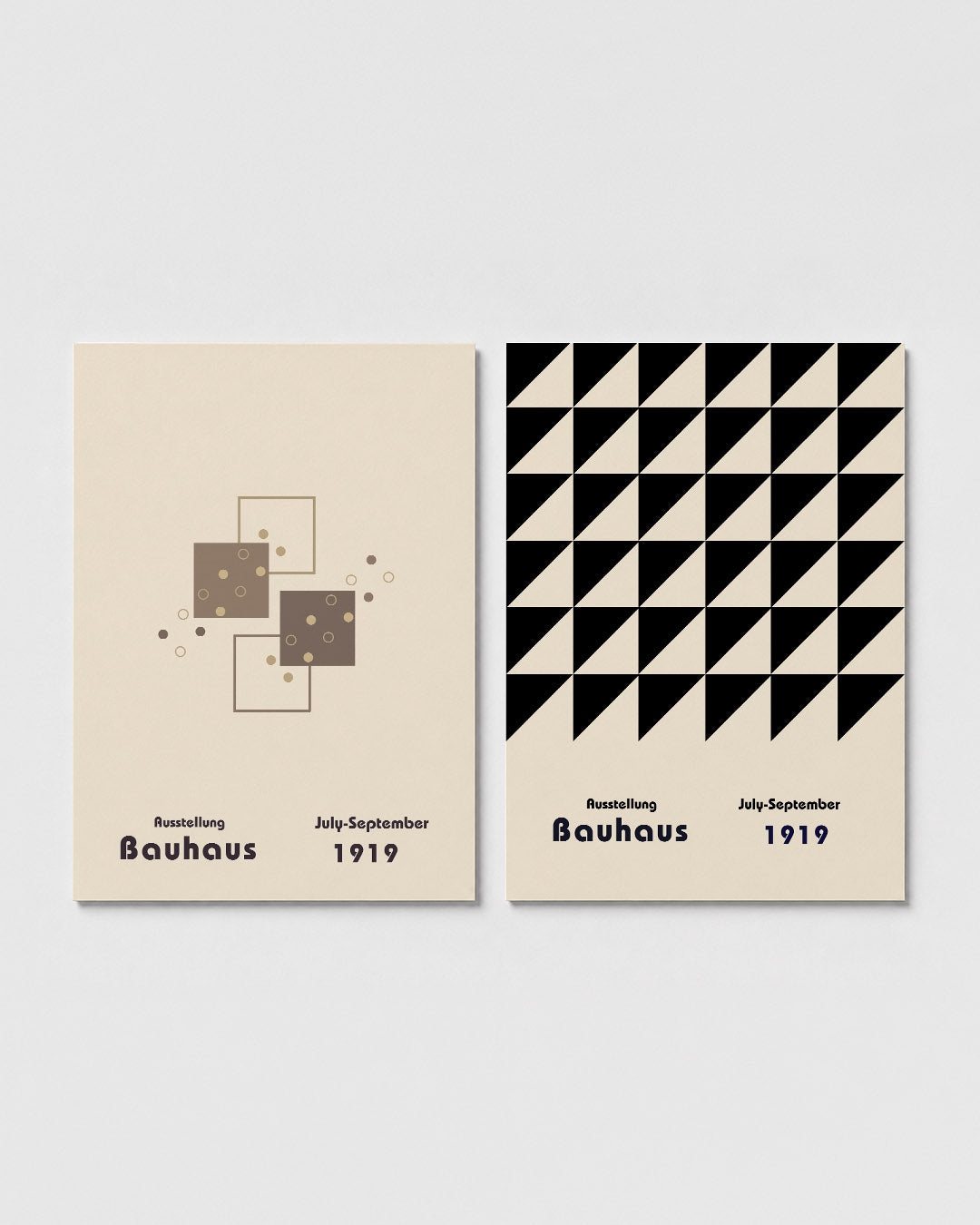 Vorm en kleurenspel Posterset
