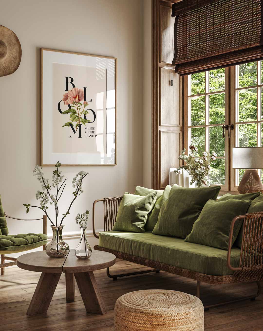 Bloemen Inspiratie Poster-WallArtistic