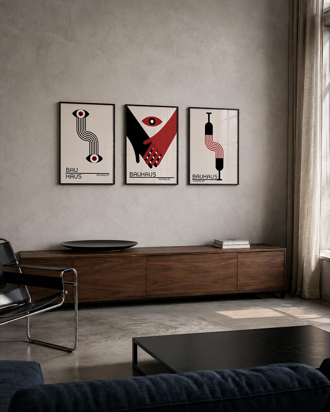 Ooglijnenspel Posterset