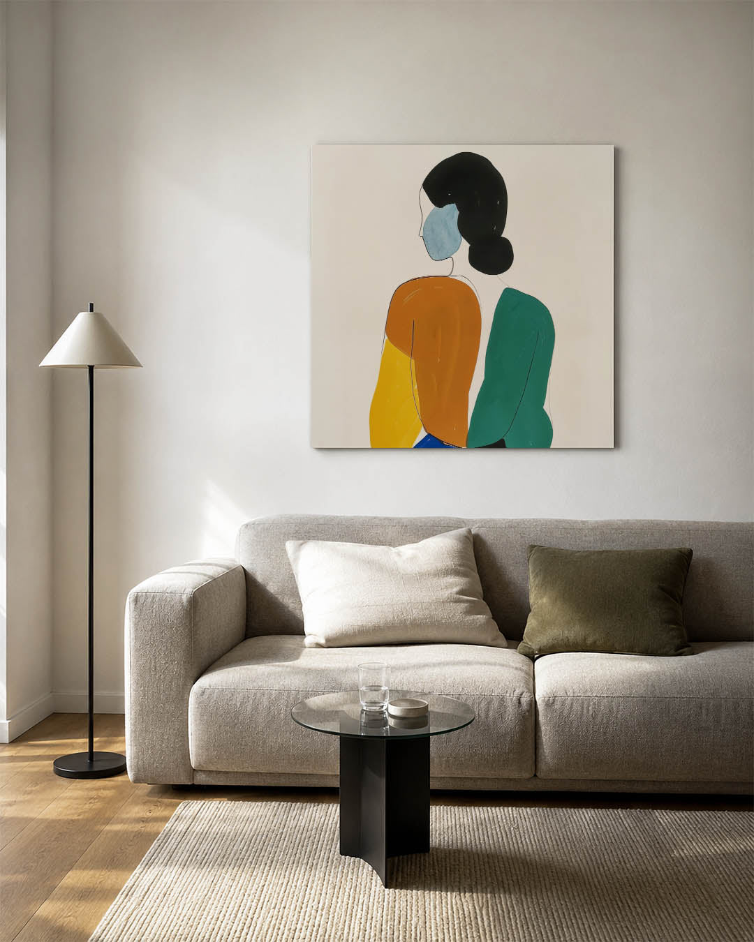 Gestileerde figuren Kunstwerk