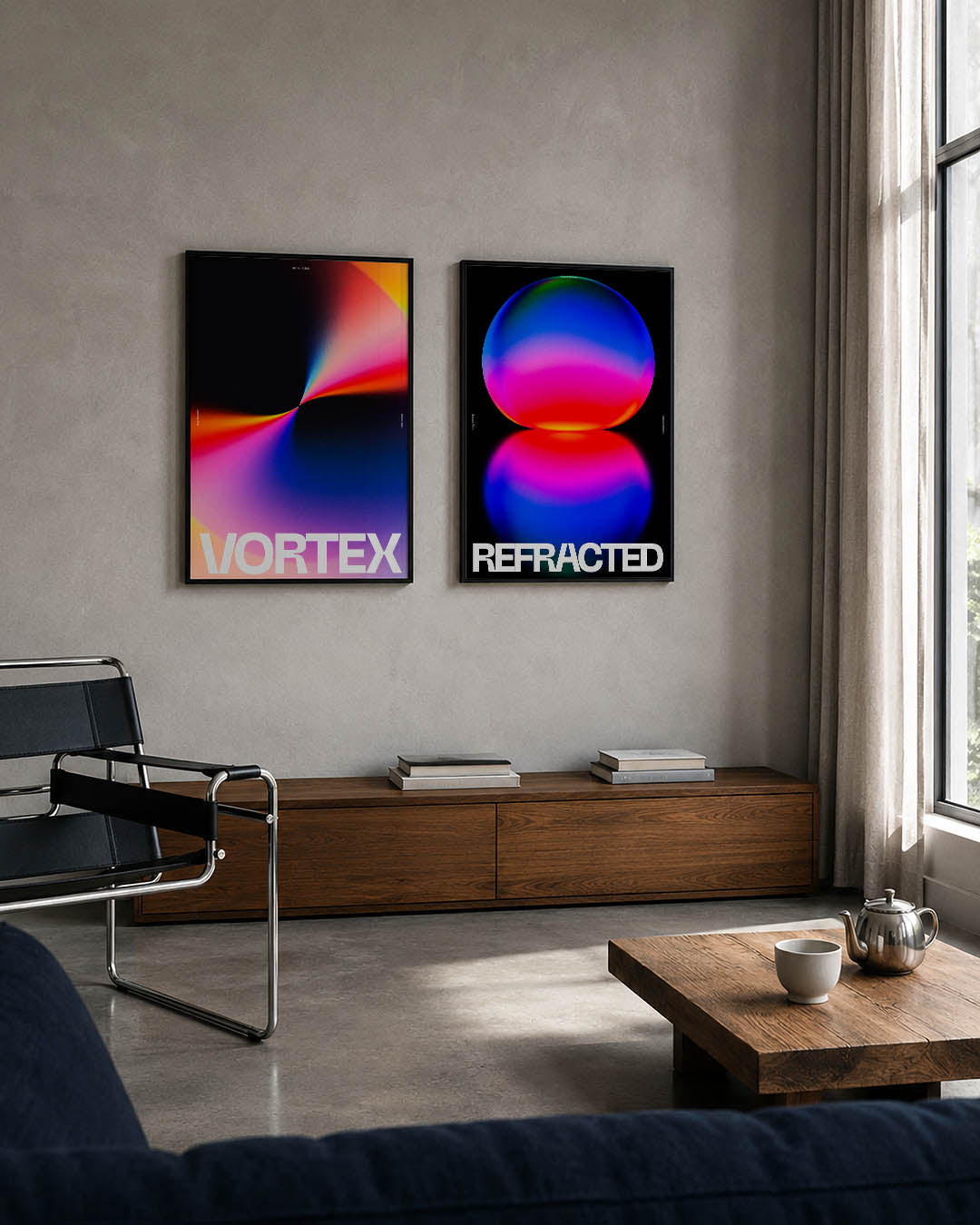 Kleurenwervel Posterset
