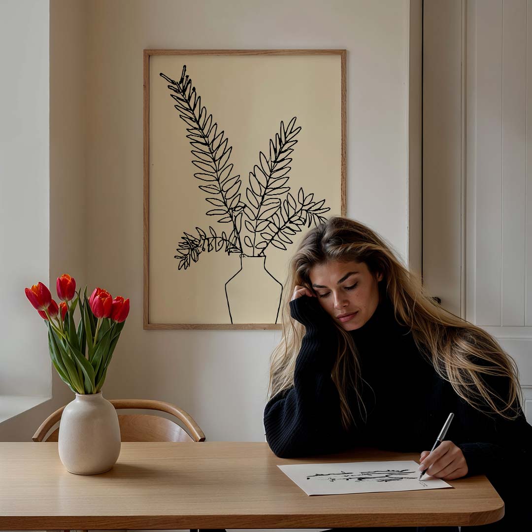 Minimalistische Botanische Poster-WallArtistic
