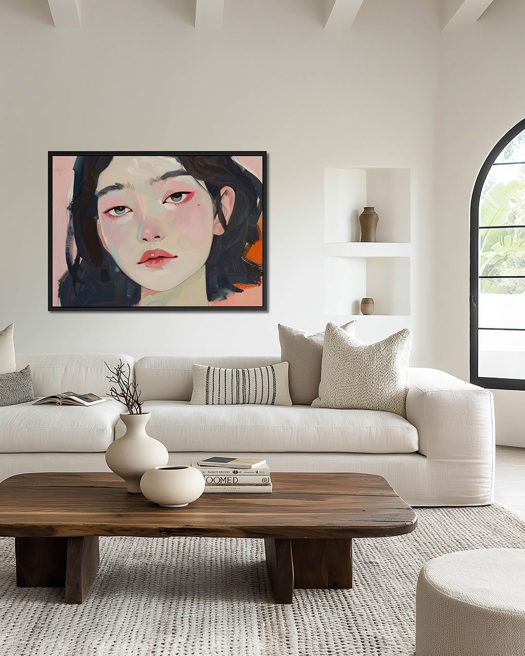Portret compositie Kunstwerk
