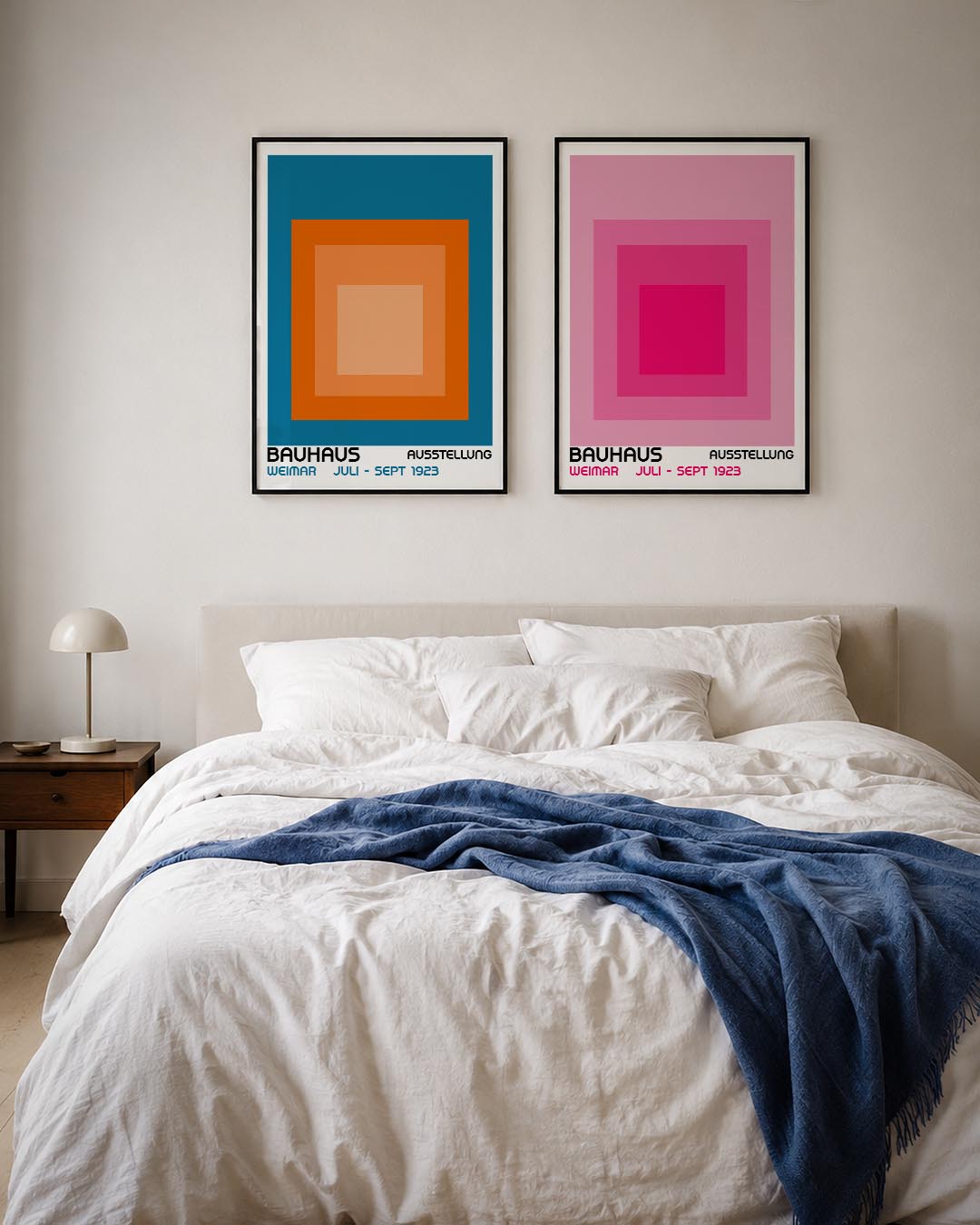 Kleurrijke vlakken Posterset