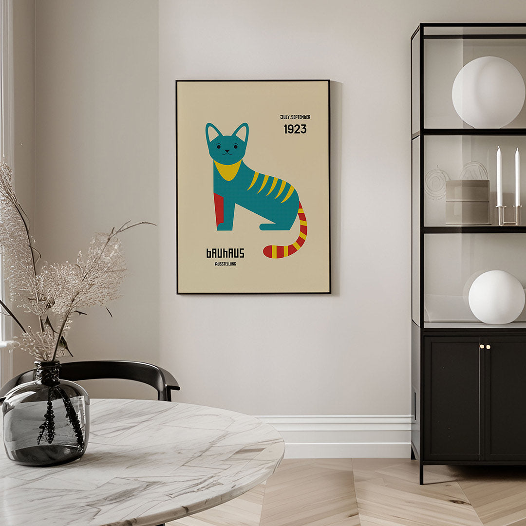 Kleurrijke kat Poster