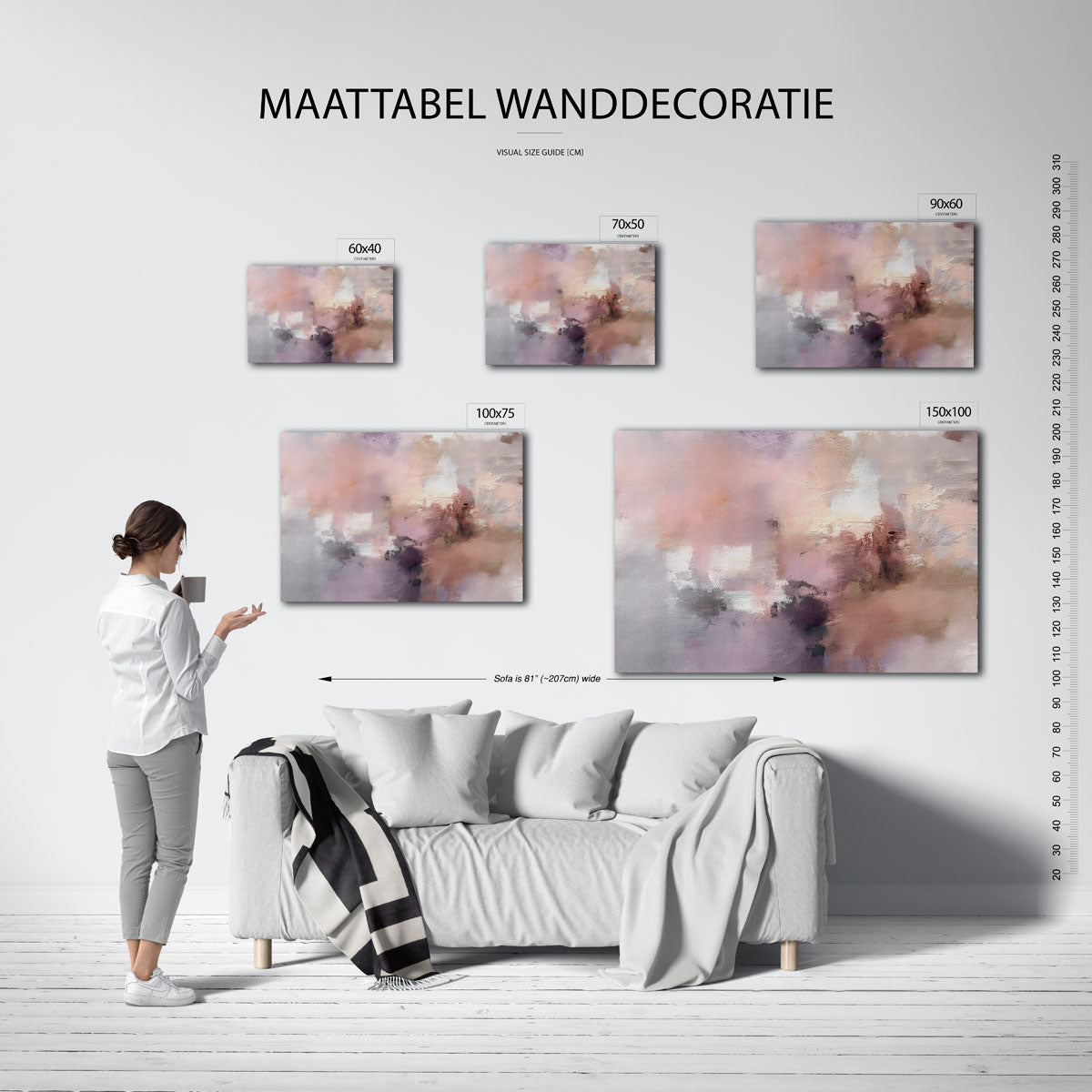 Kleurencompositie Kunstwerk