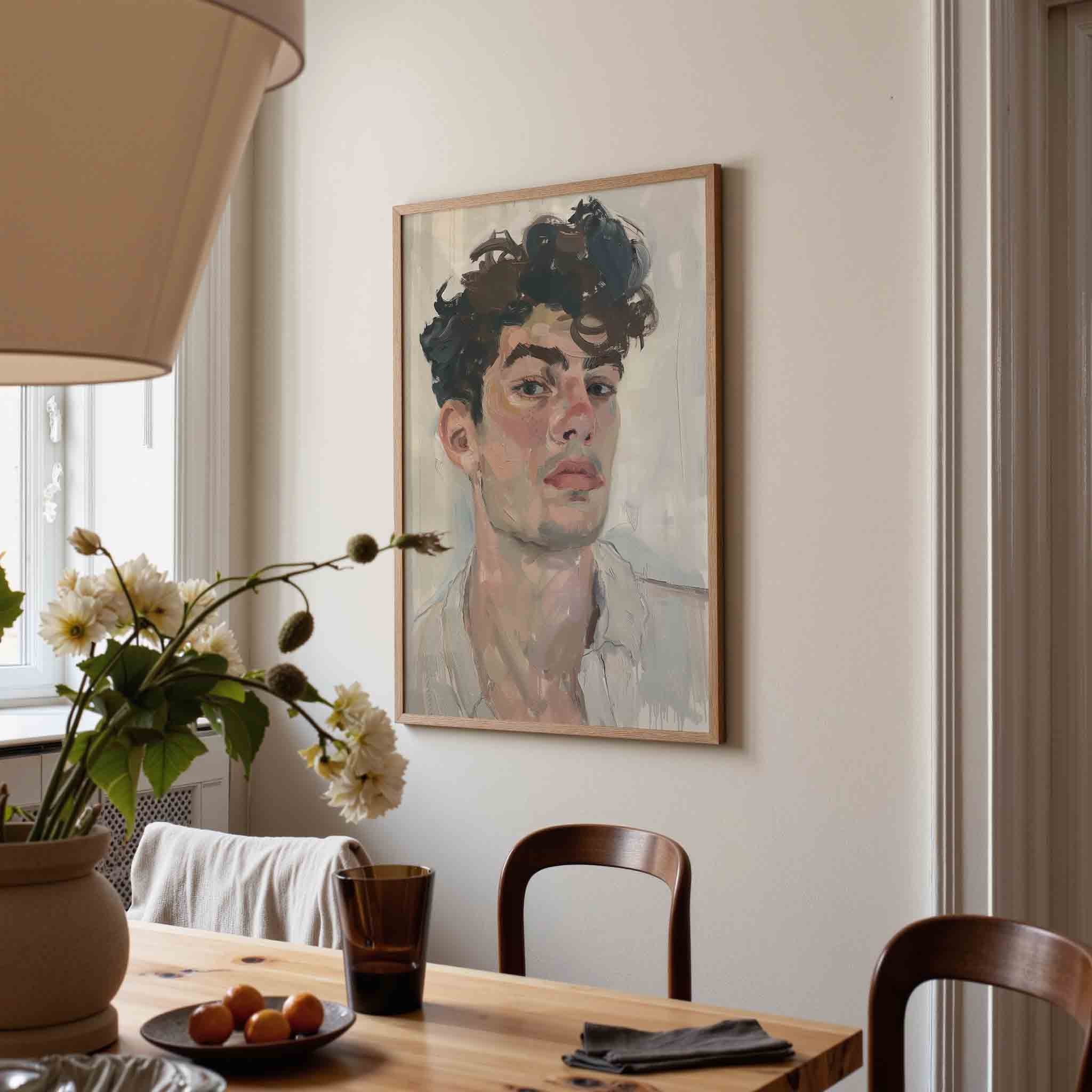 Portret van een man Poster