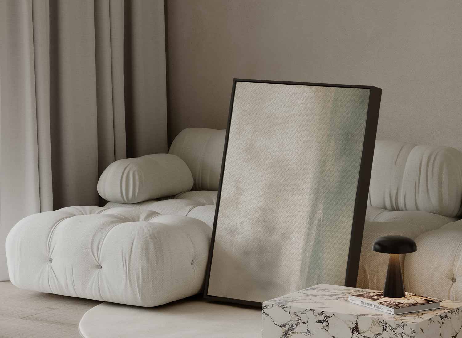 Dromerige Horizon Kunstwerk-canvas-dibond-plexiglas-wanddecoratie-WallArtistic