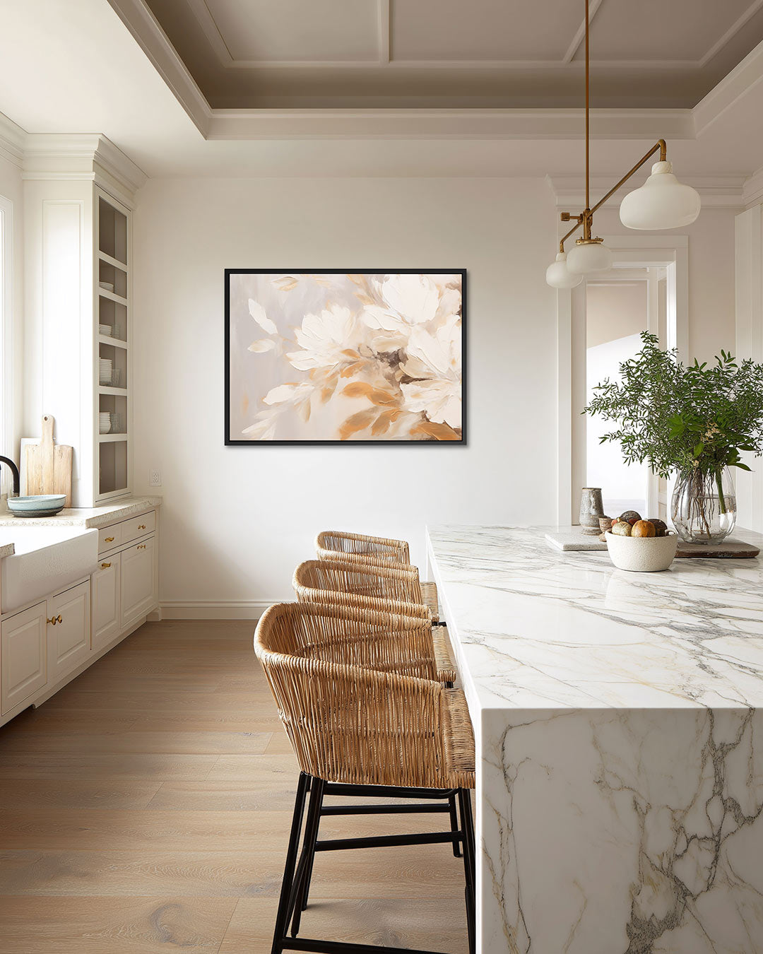 Bloemrijke compositie Kunstwerk