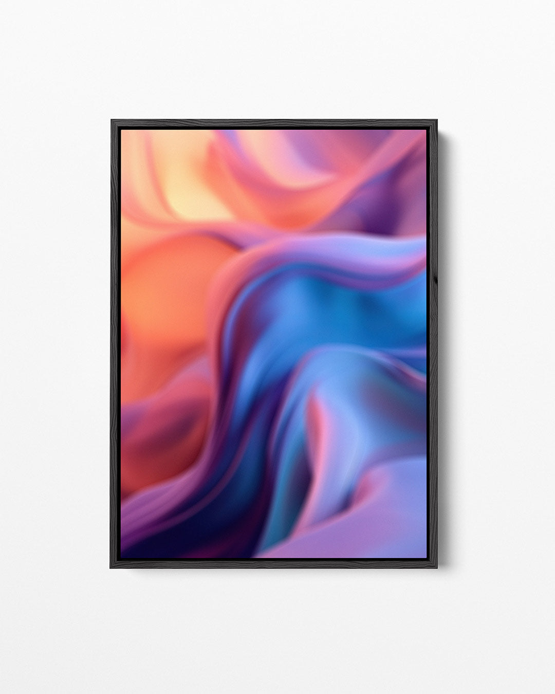 Vloeiende kleurencompositie Kunstwerk