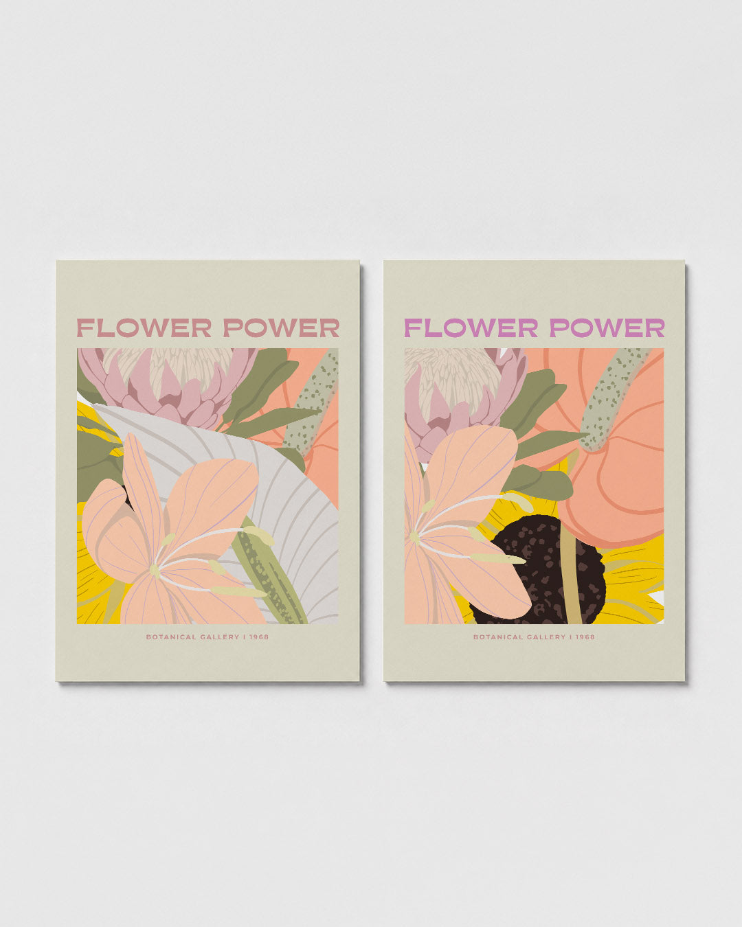 Bloemrijke harmonie Posterset