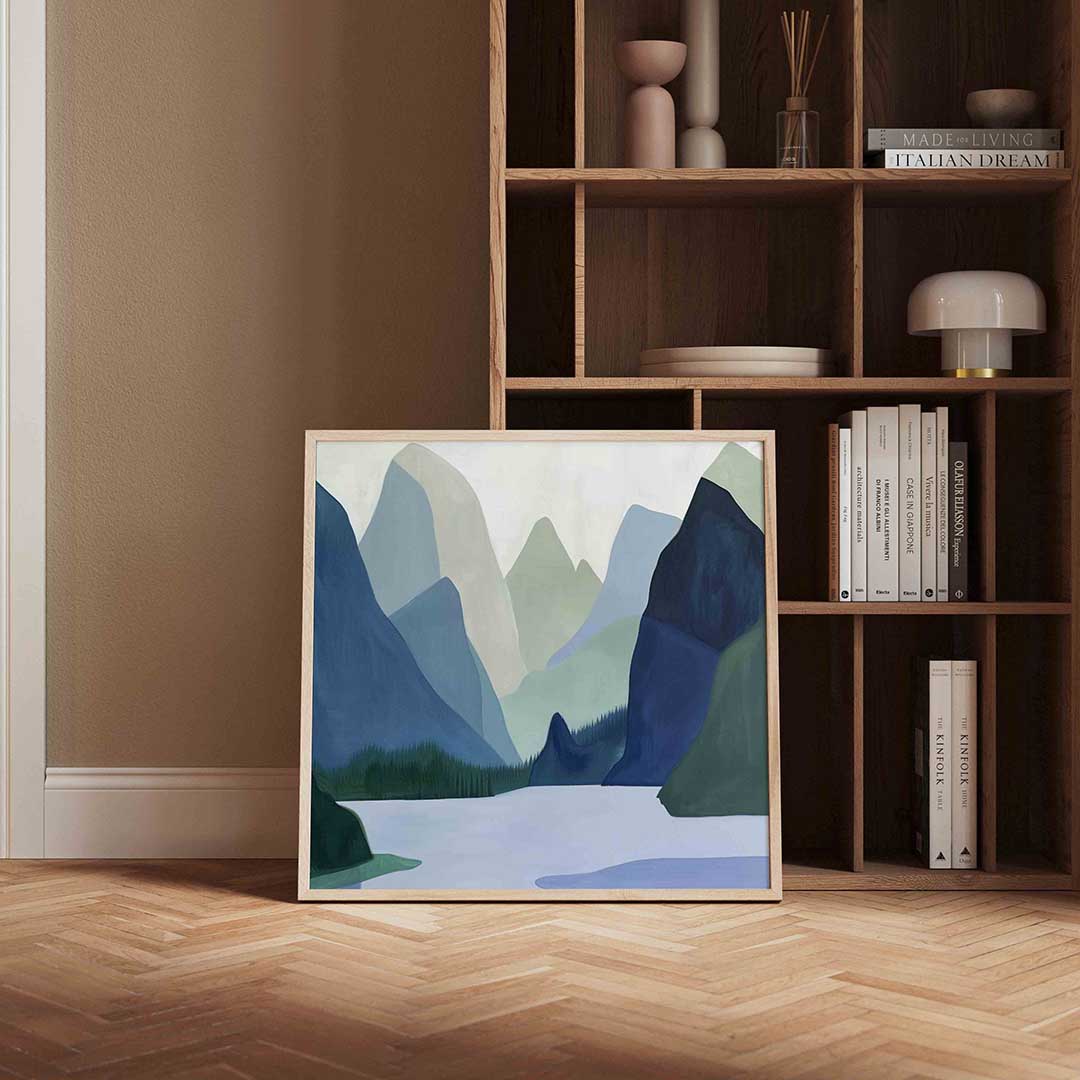 Berglandschap Poster