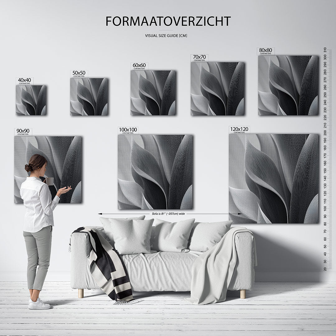 Organische lijnvormen Kunstwerk