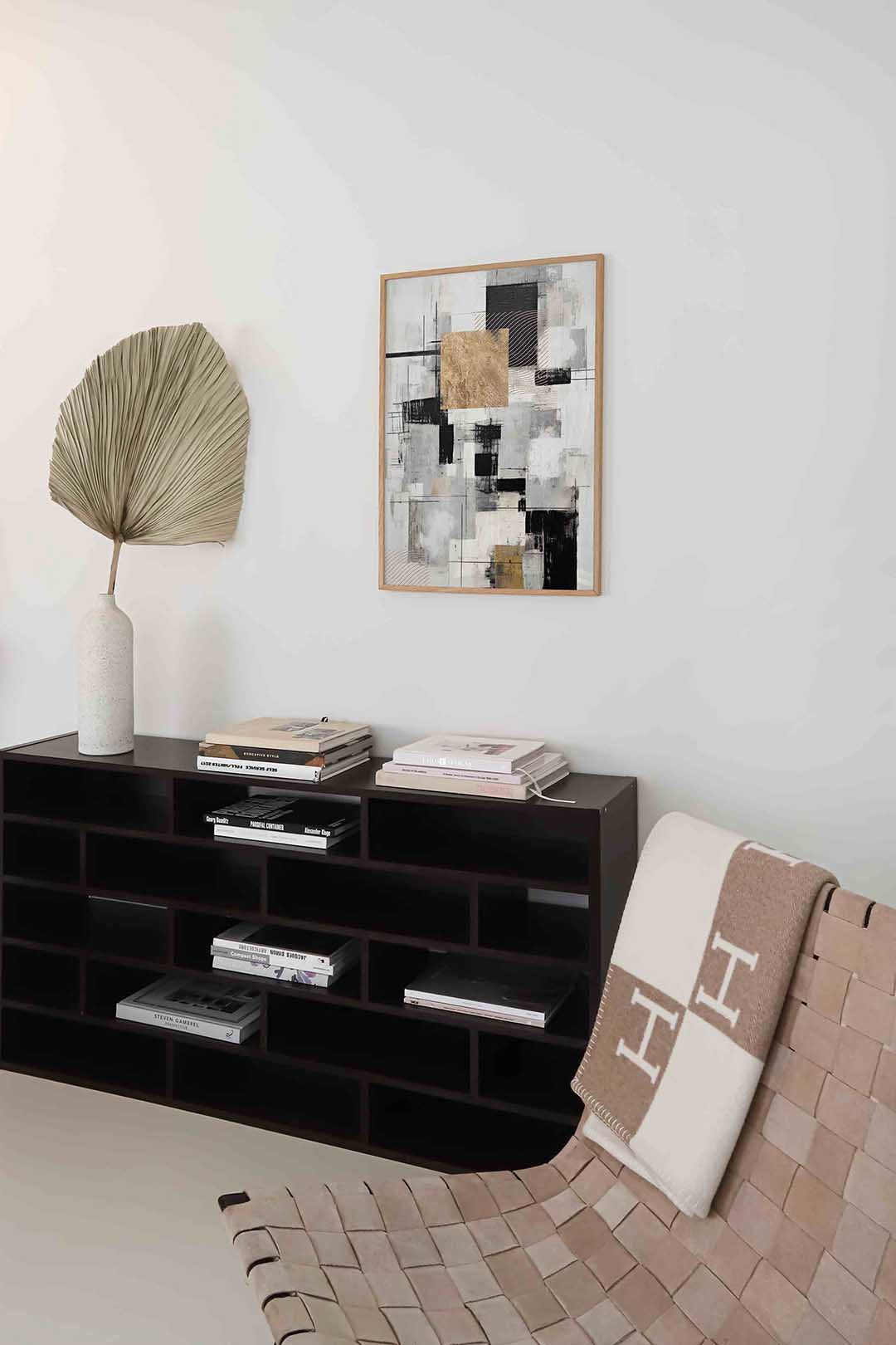 Abstracte geometrische vormen Poster