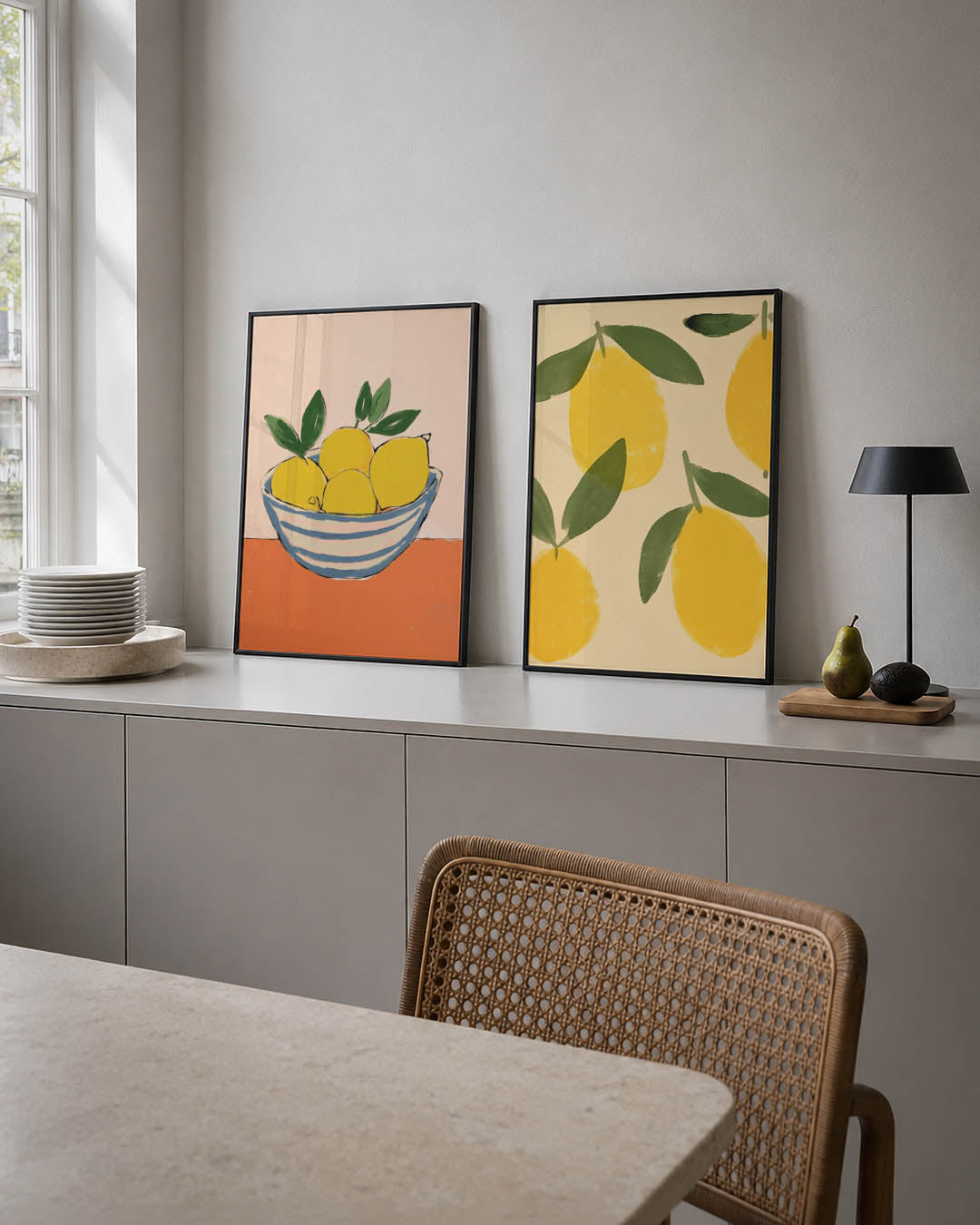 Citroenenschaal Posterset