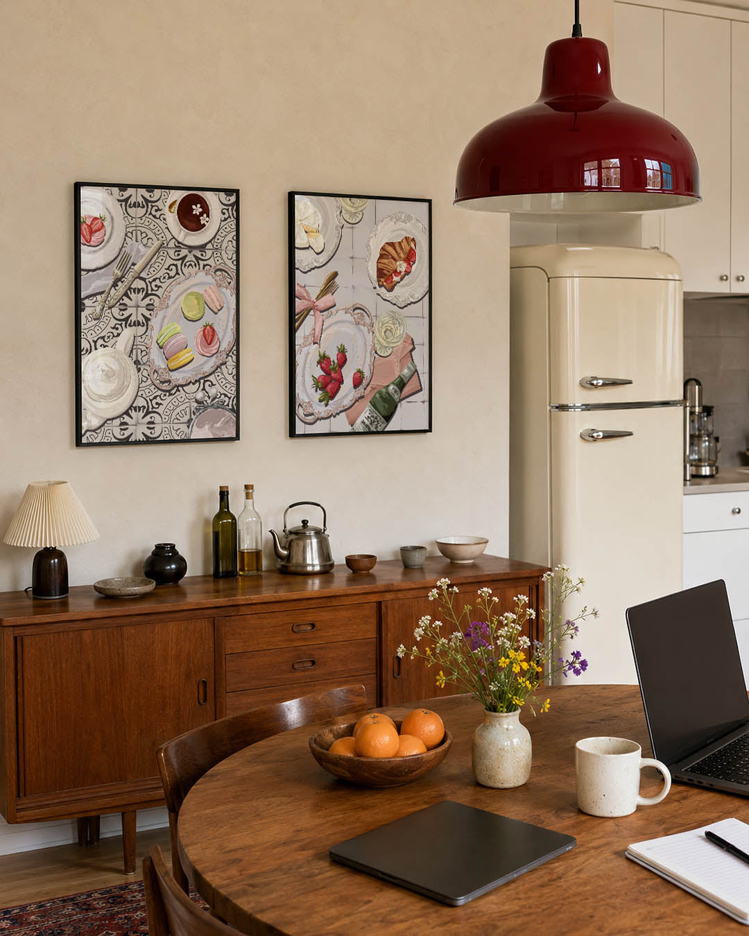 Thee en gebak Posterset