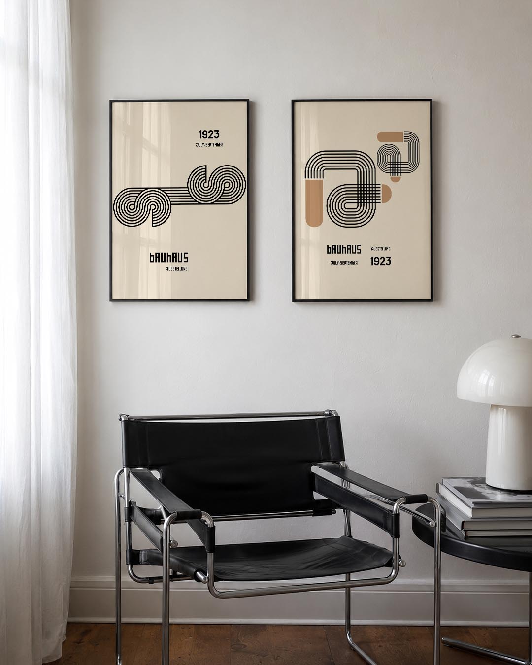 Lijnenspel en kleur Posterset