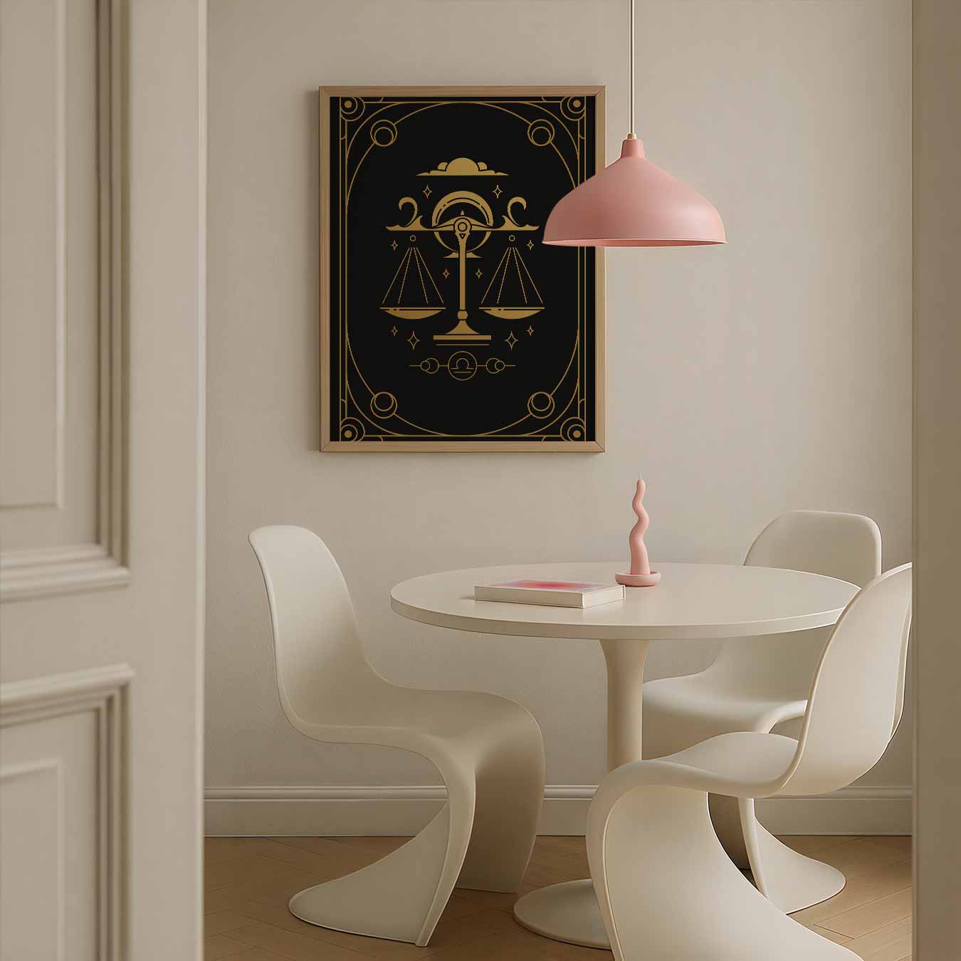 Stijlvolle Weegschaal Poster-WallArtistic