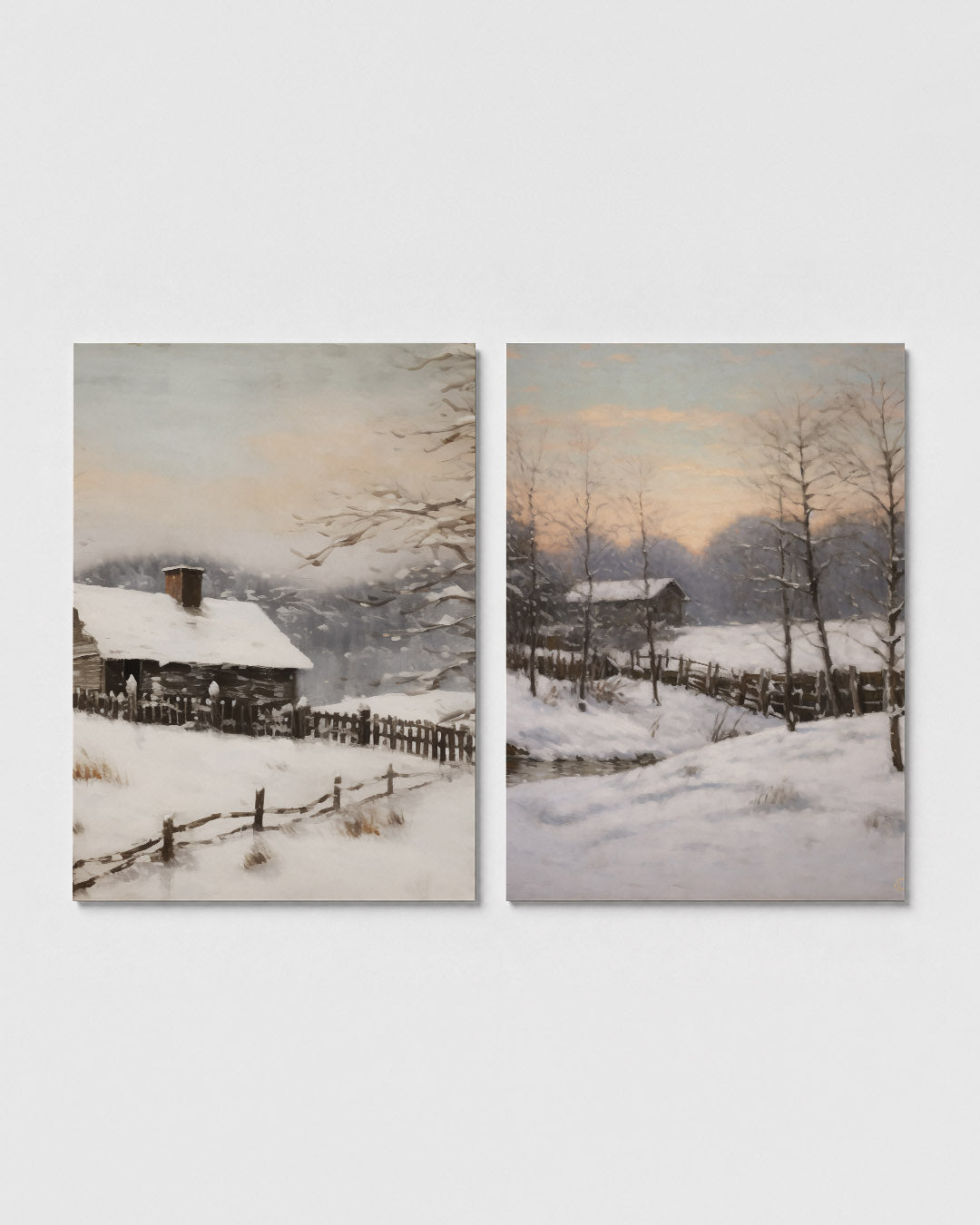 Winterse rust Posterset