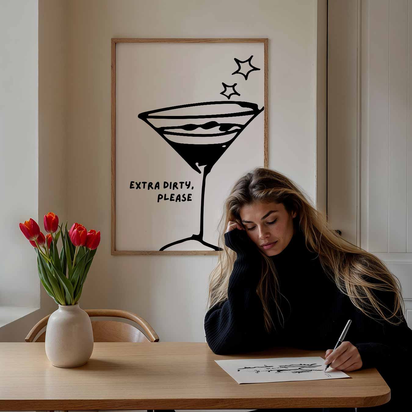 Extra Dirty Martini Poster-WallArtistic