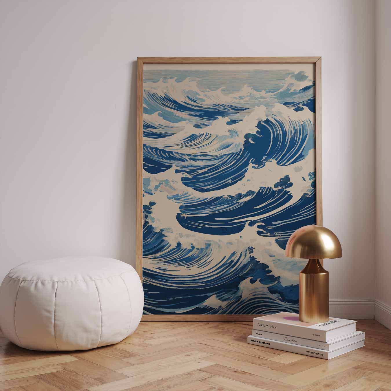 Betoverende Oceaangolven Poster-WallArtistic