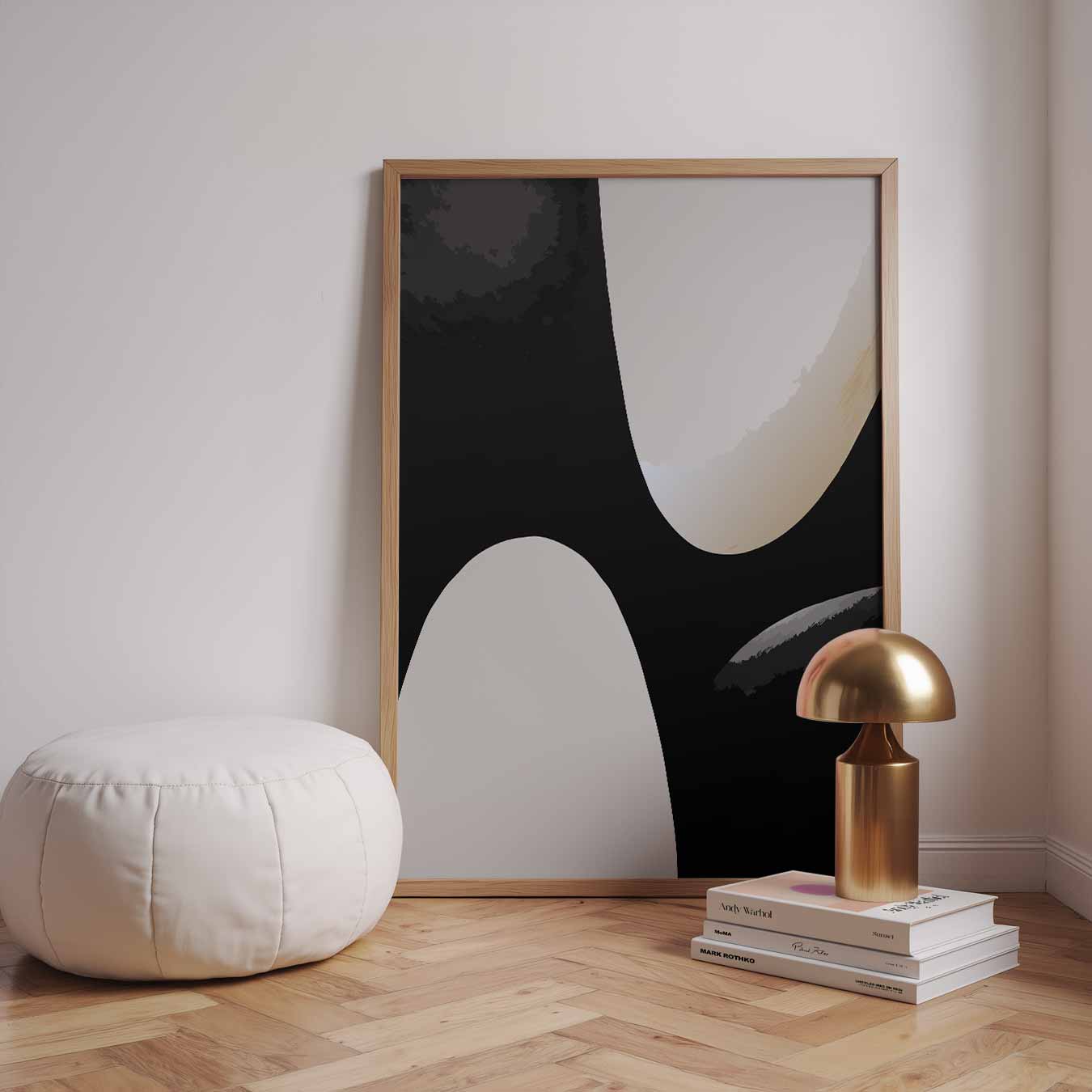 Stijlvolle Abstracte Kunstposter-WallArtistic