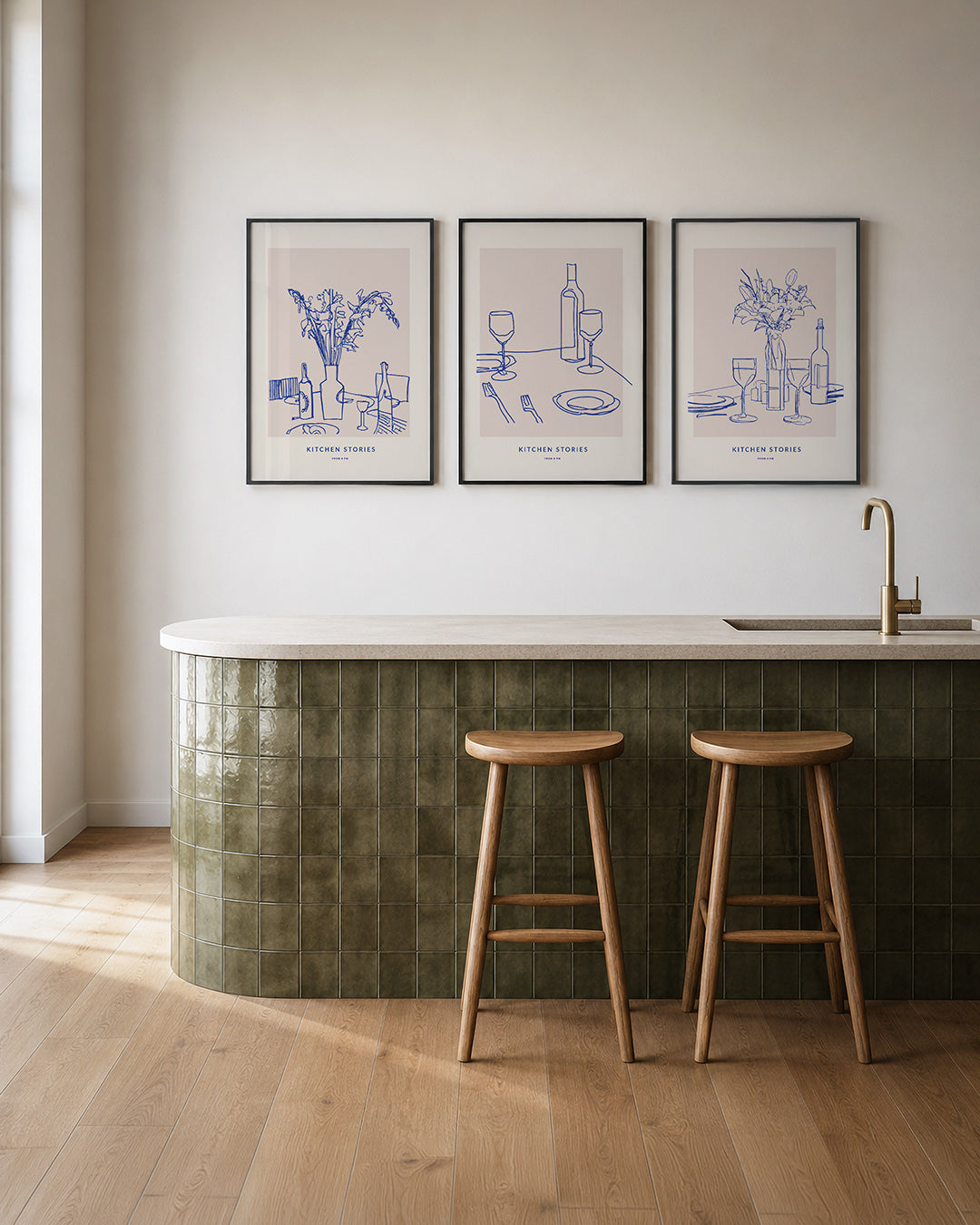 Lijnenspel en kleur Posterset