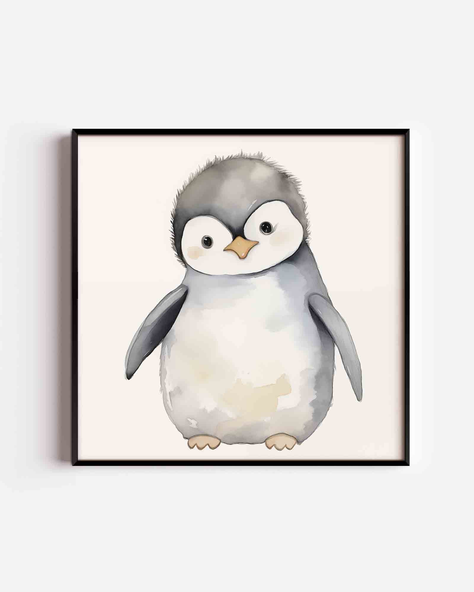 Schattige pinguïn Poster