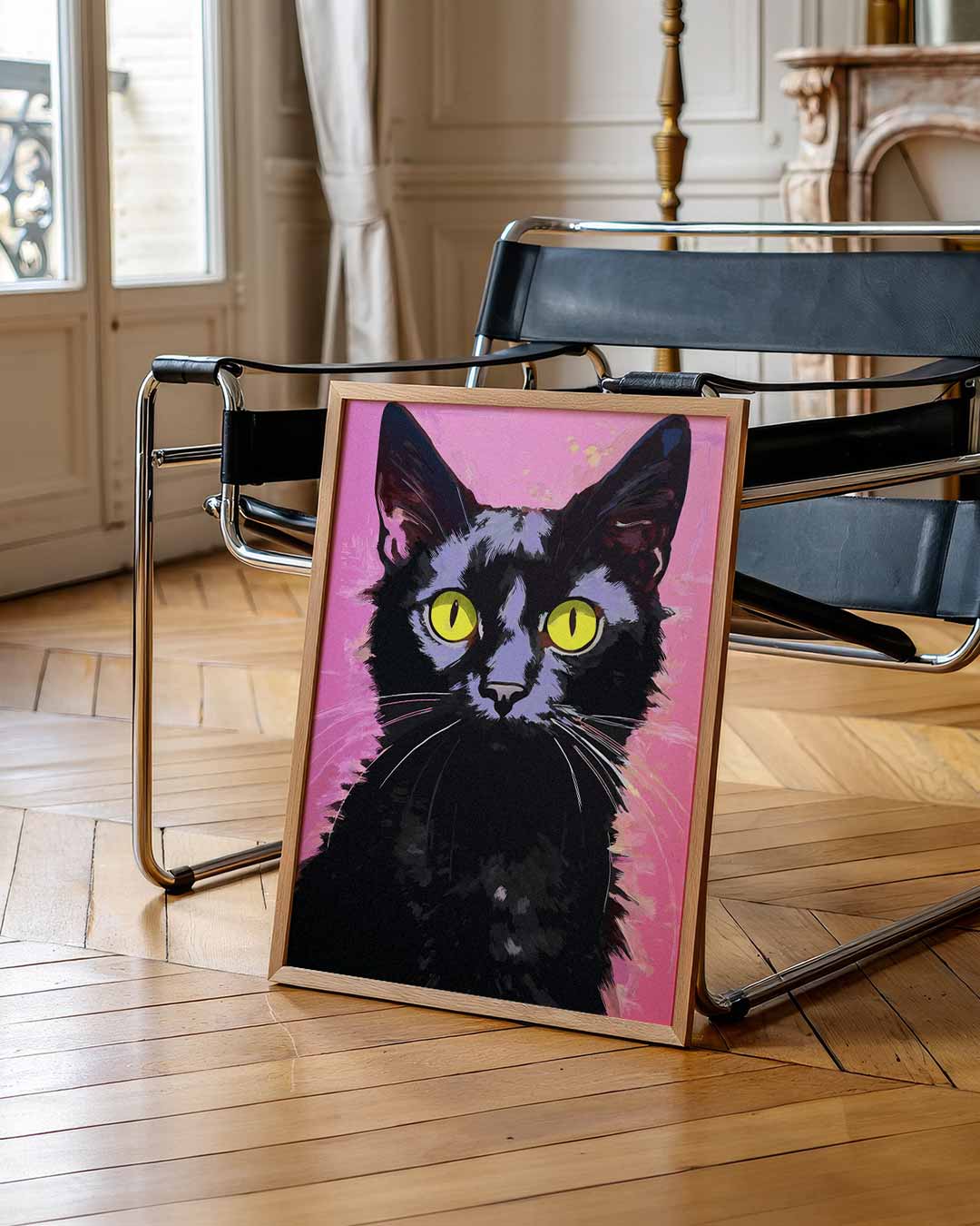 Stijlvolle Kattenposter-WallArtistic