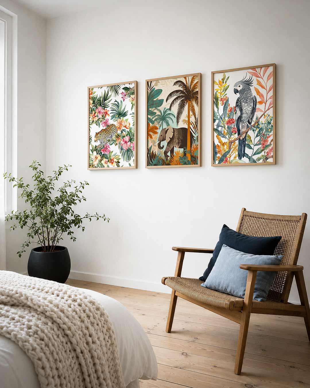 Jungle bloemenpracht Posterset