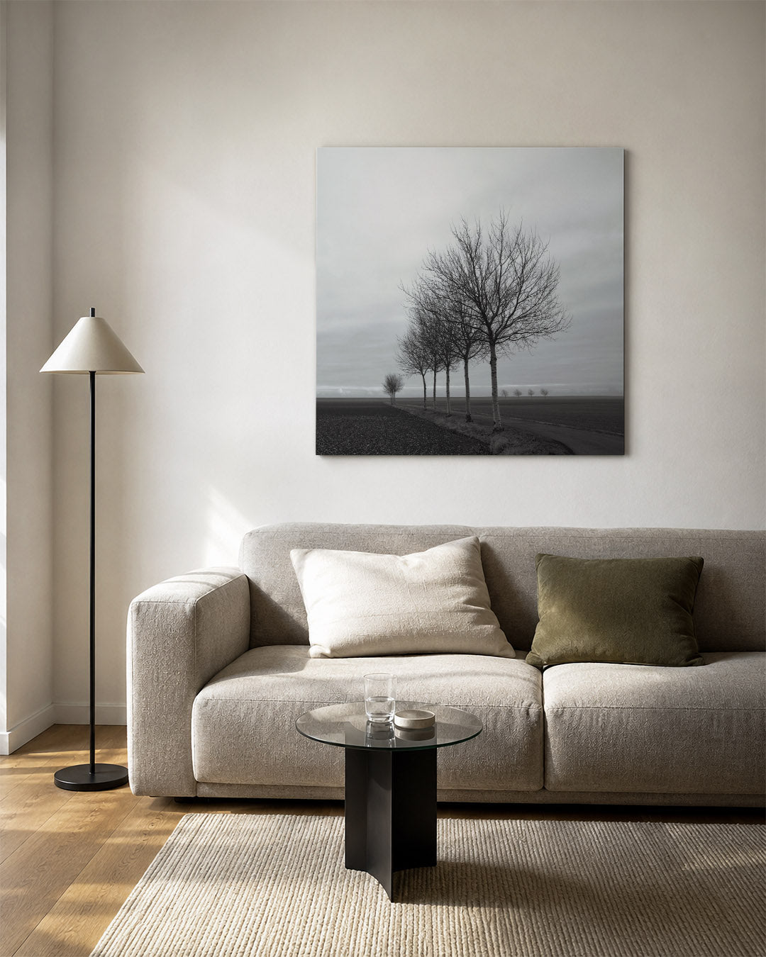 Landschap met bomen Kunstwerk