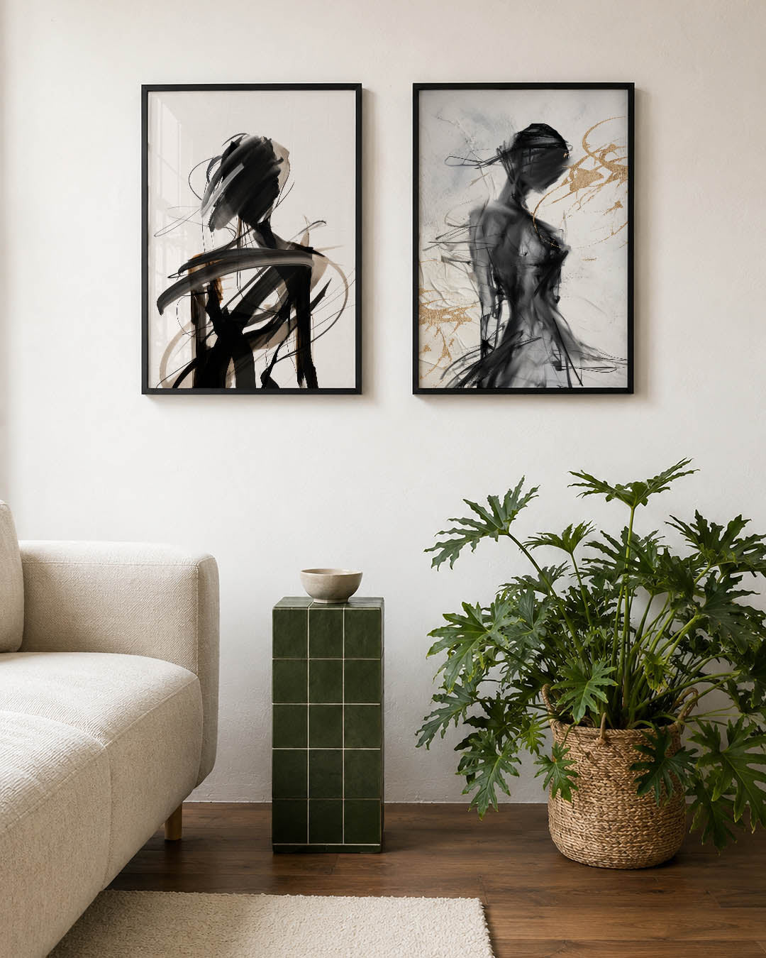 Dynamisch lijnenspel Posterset