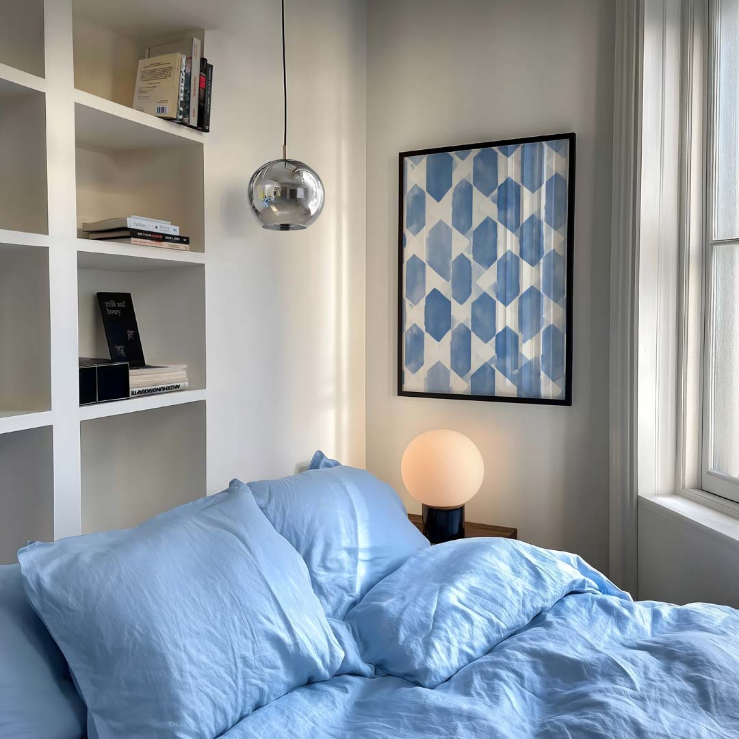 Geometrische Waterverf Poster-WallArtistic