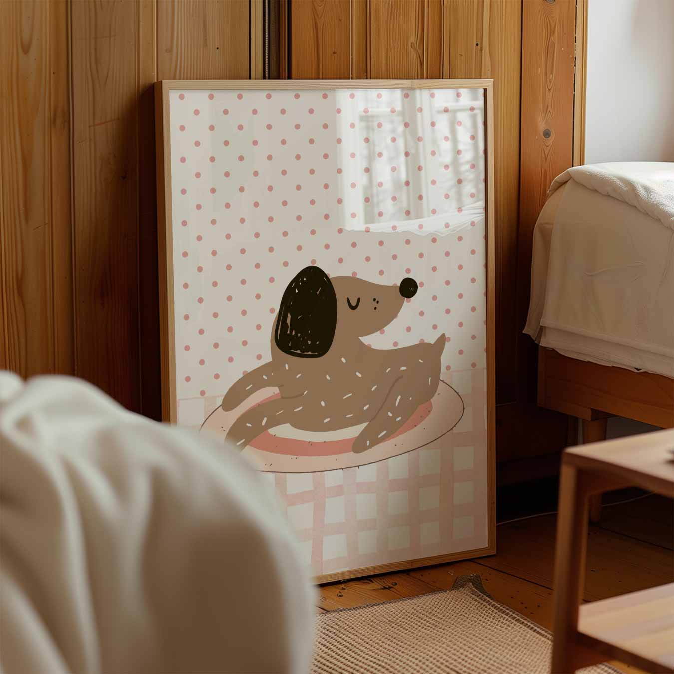 Relaxte Hond Poster-WallArtistic