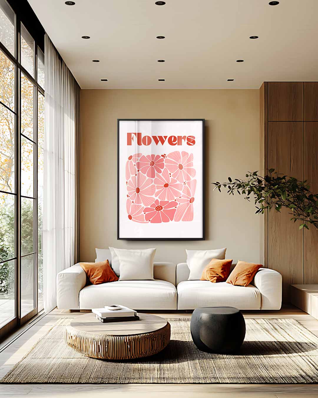 Bloemenpracht Kunstwerk-canvas-dibond-plexiglas-wanddecoratie-WallArtistic