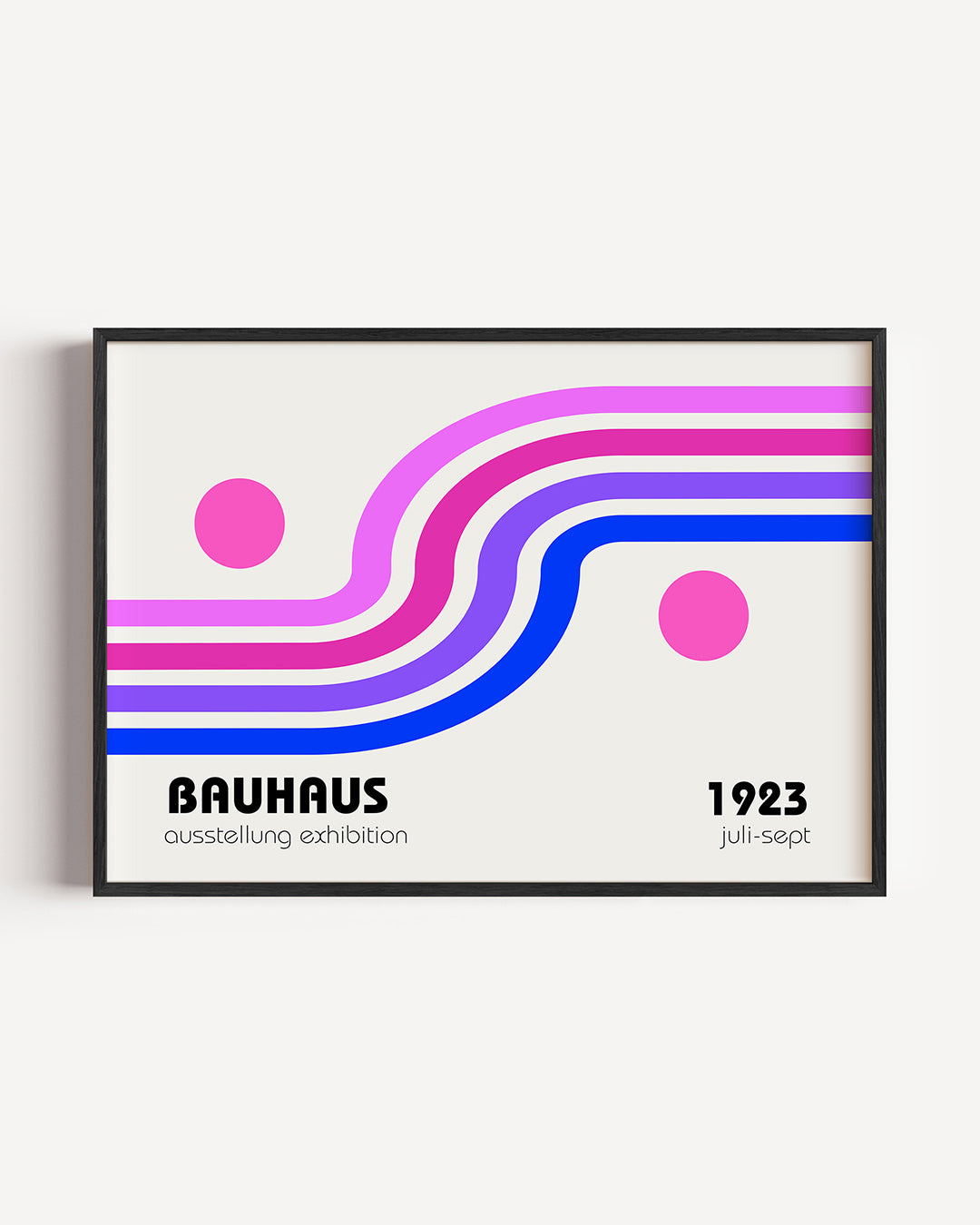 Kleurrijke lijnen Poster