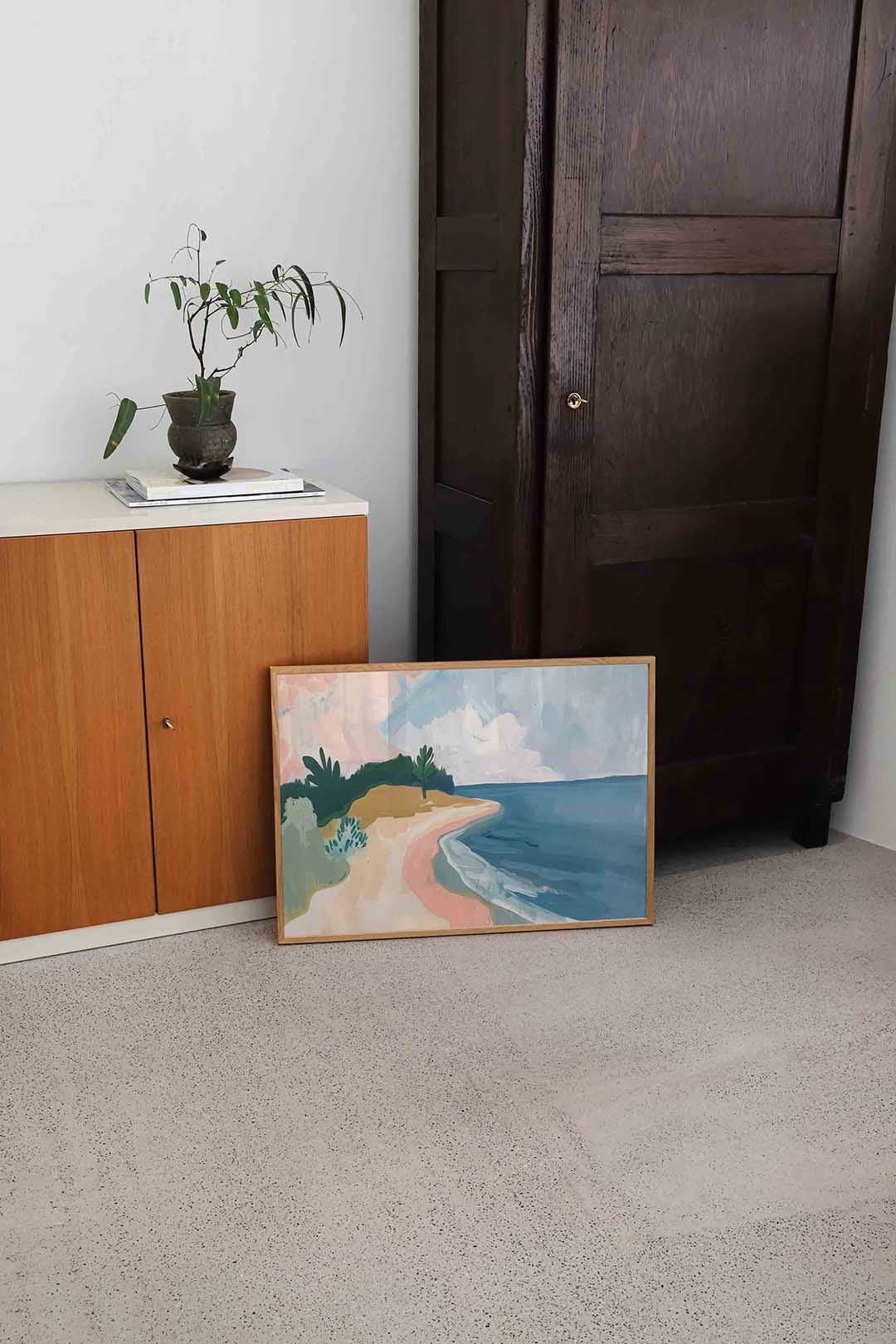 Strand en zee Poster