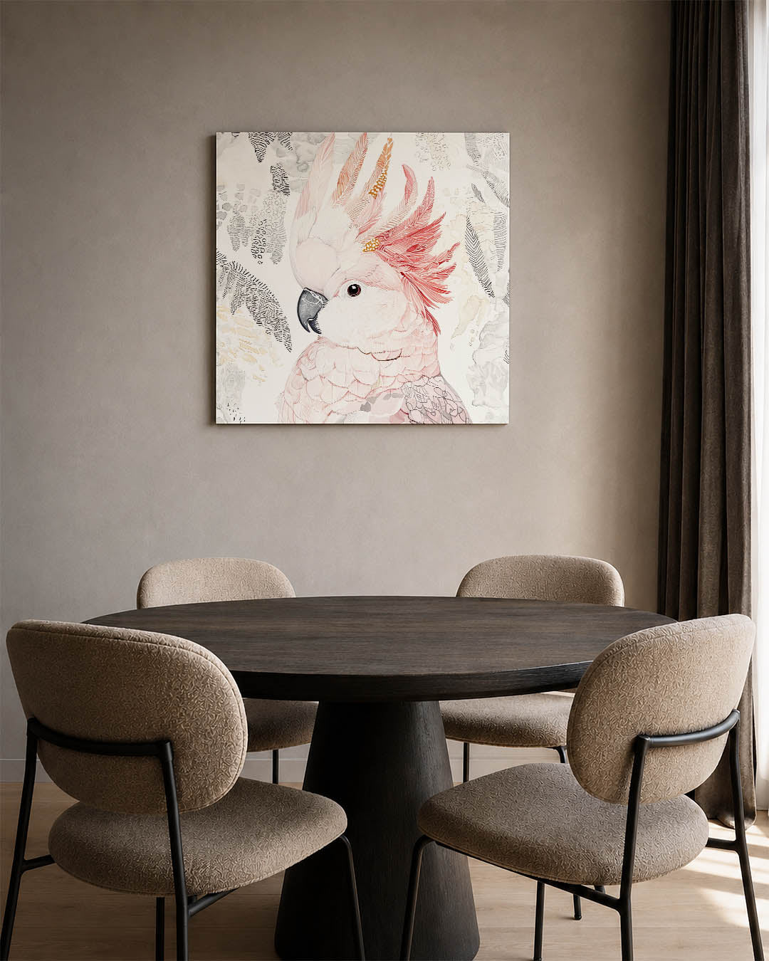 Vogeldetail illustratie Kunstwerk