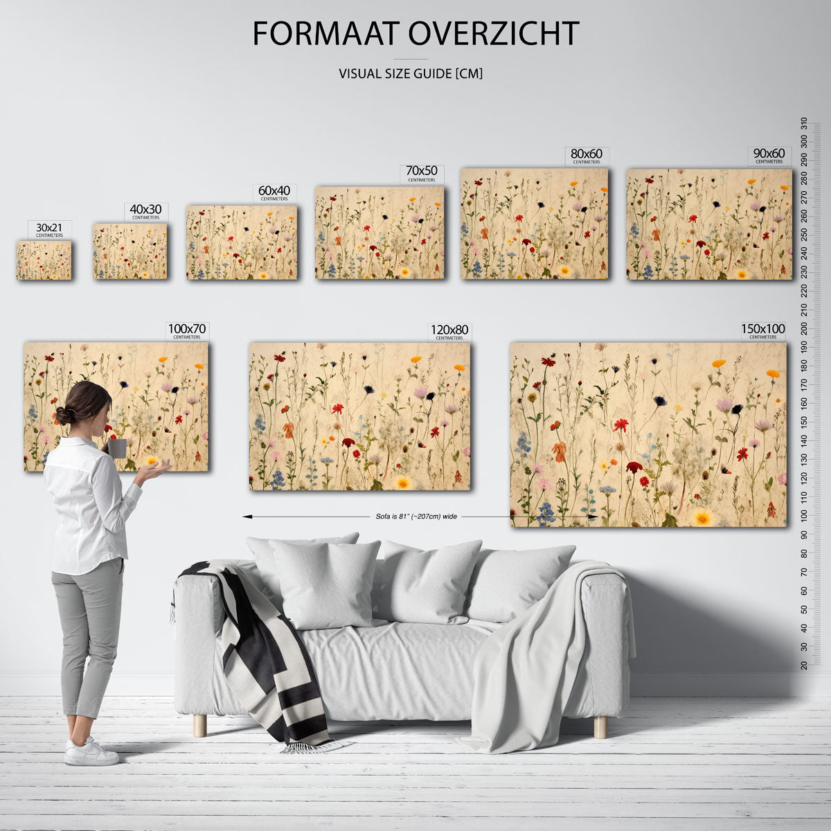 Wilde bloemen Poster