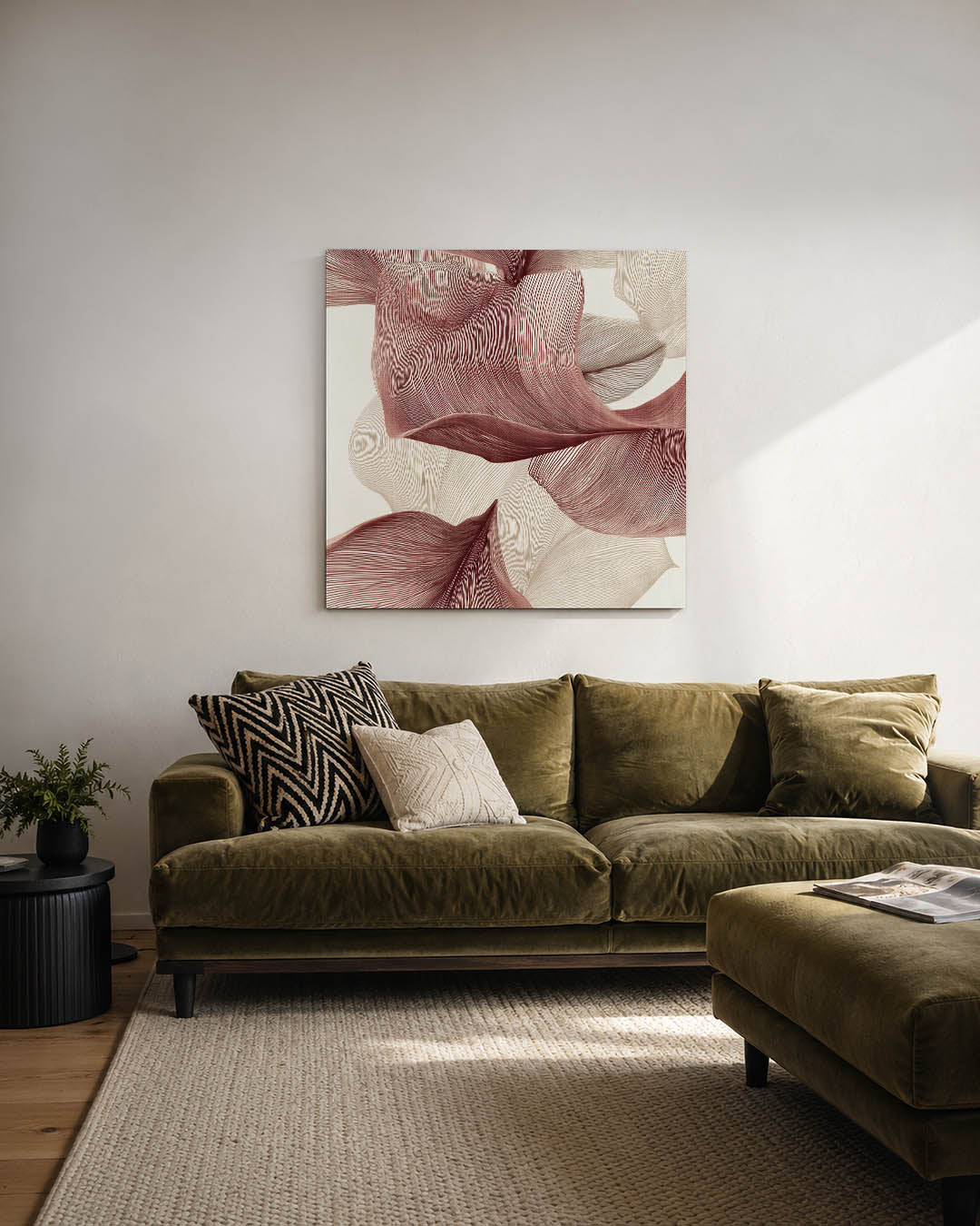 Organische lijnen Kunstwerk