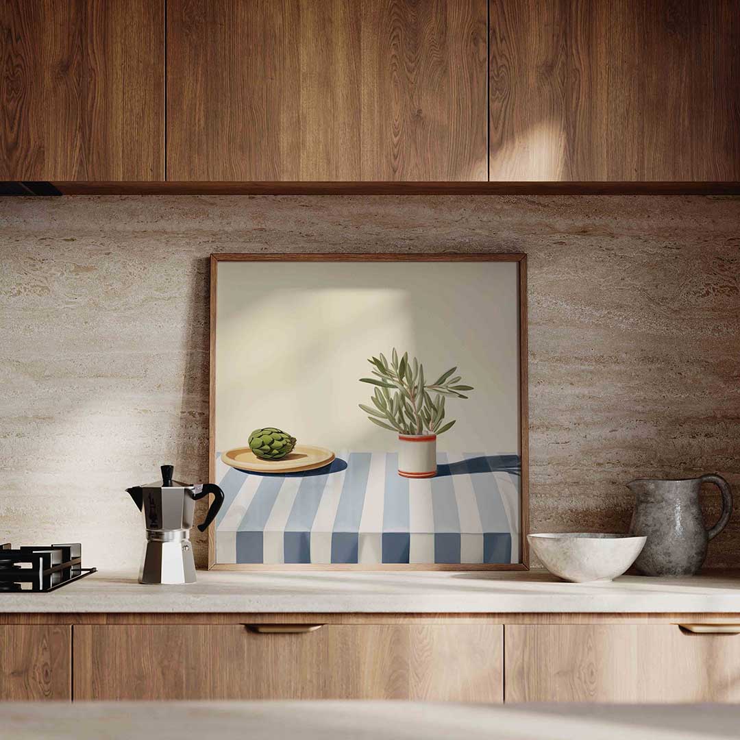 Plant en artisjok Poster