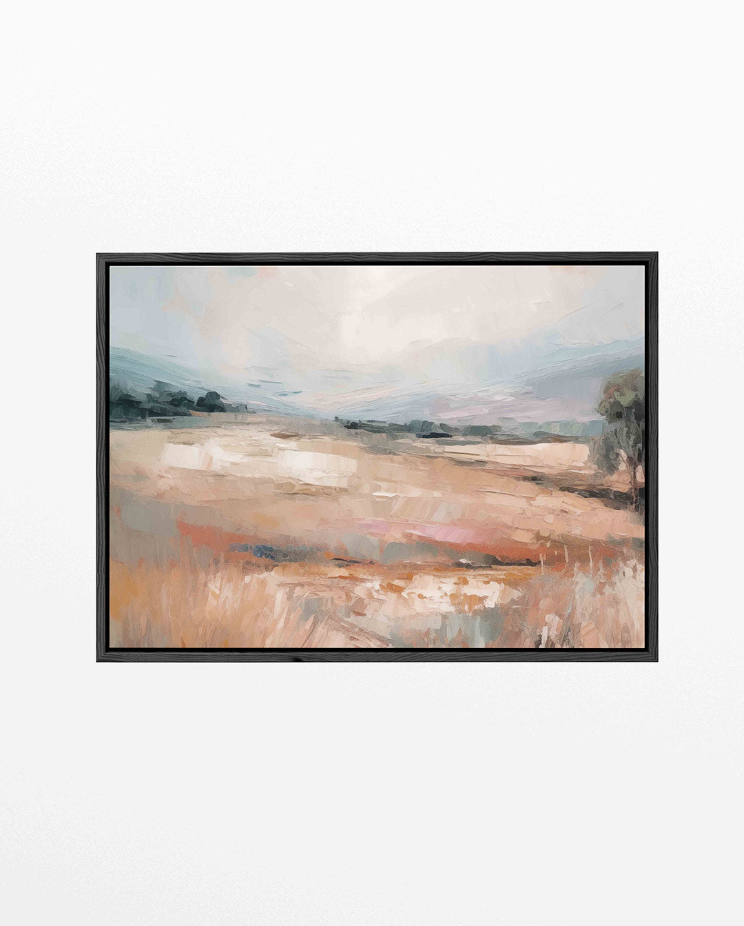 Landschap in zachte tinten Kunstwerk