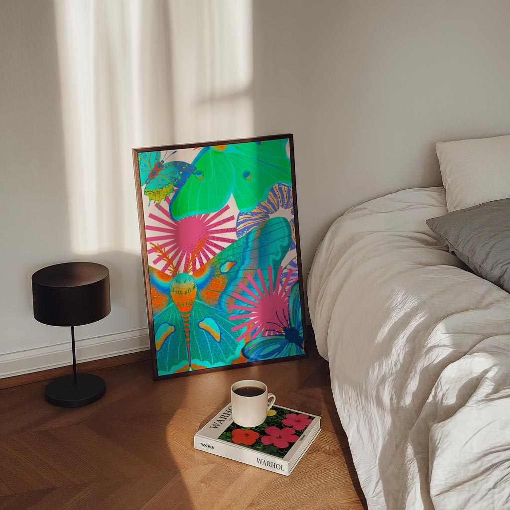 Kleurrijke Vlinders Poster-WallArtistic